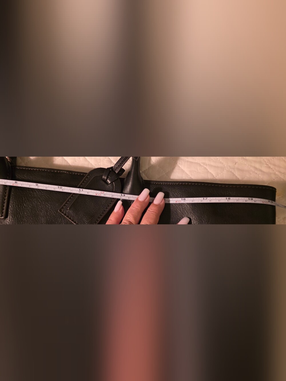 Dooney & Bourke Black Leather Tote Bag